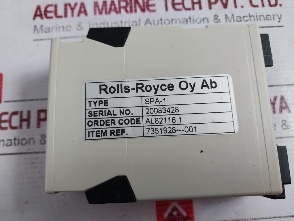 Rolls-royce Spa-1 Pulse Amplifier Control Panel Al82116.1