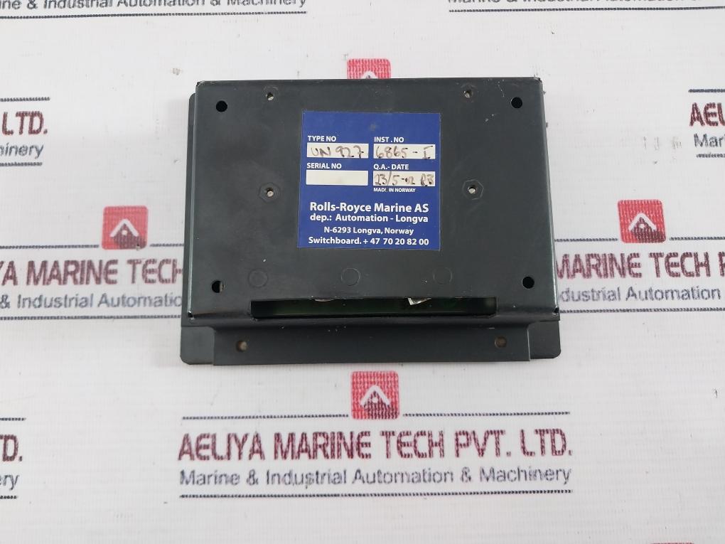 Rolls-Royce UN 927 Engineer Alarm Panel