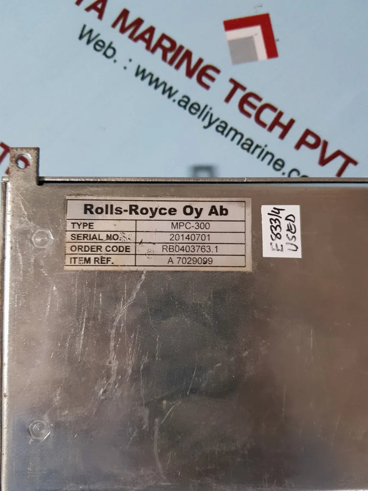Rolls-royce Mpc-300 Terminal Controller A 7029099