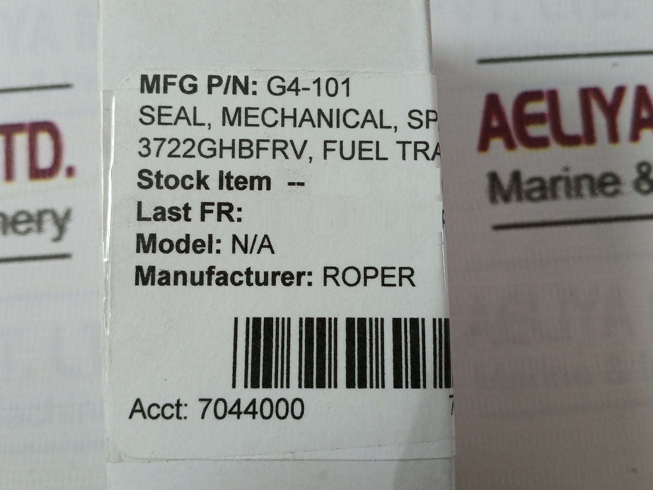 Roper G4-101 Mechanical Seal