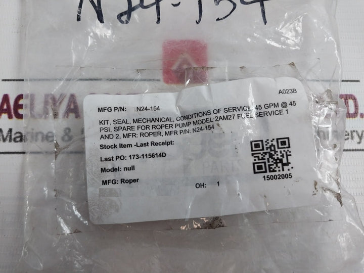 Roper N24-154 Mechanical Seal