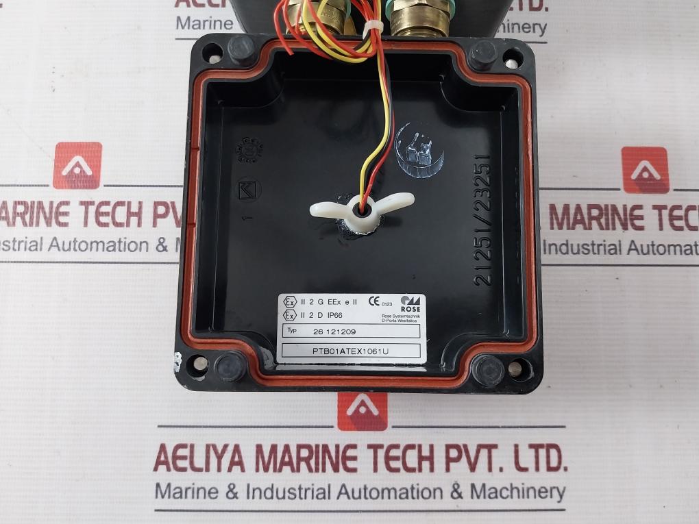 Rose 21 121209 Junction Box For Electrical Heat Tracing System Ptb01Atex1061U