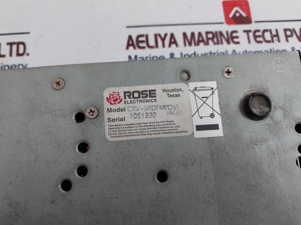 Rose Electronics Crv-srdfmpdvi Digital Fiber Kvm Extender 100-240V~ 47-63Hz 0.4A