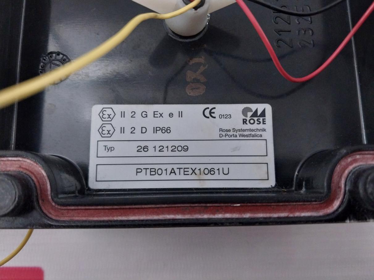 Rose Systemtechnik 26 121209 Junction Box Terminal Block Assembly