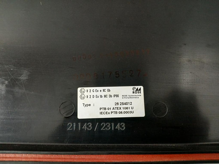 Rose Systemtechnik 26 254012 Helideck Monitoring System F01U009299