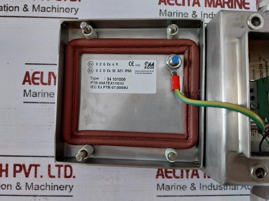 Rose Systemtechnik 34 101006 Stainless Steel Enclosure Ip66 Iec Ex Ptb 4-20ma