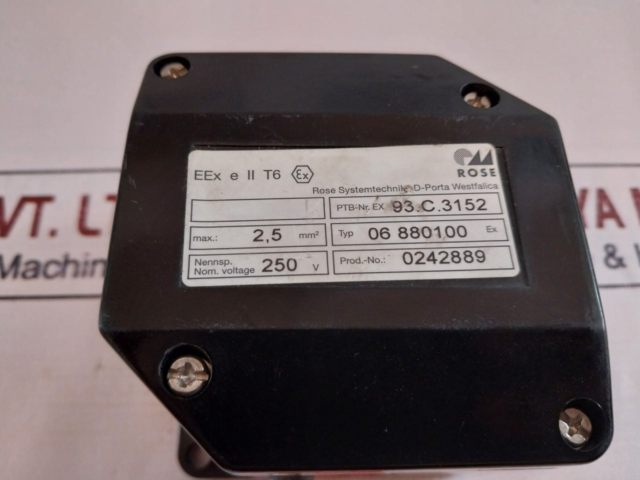 Rose Systemtechnik 06 880100 Enclosure 250 V