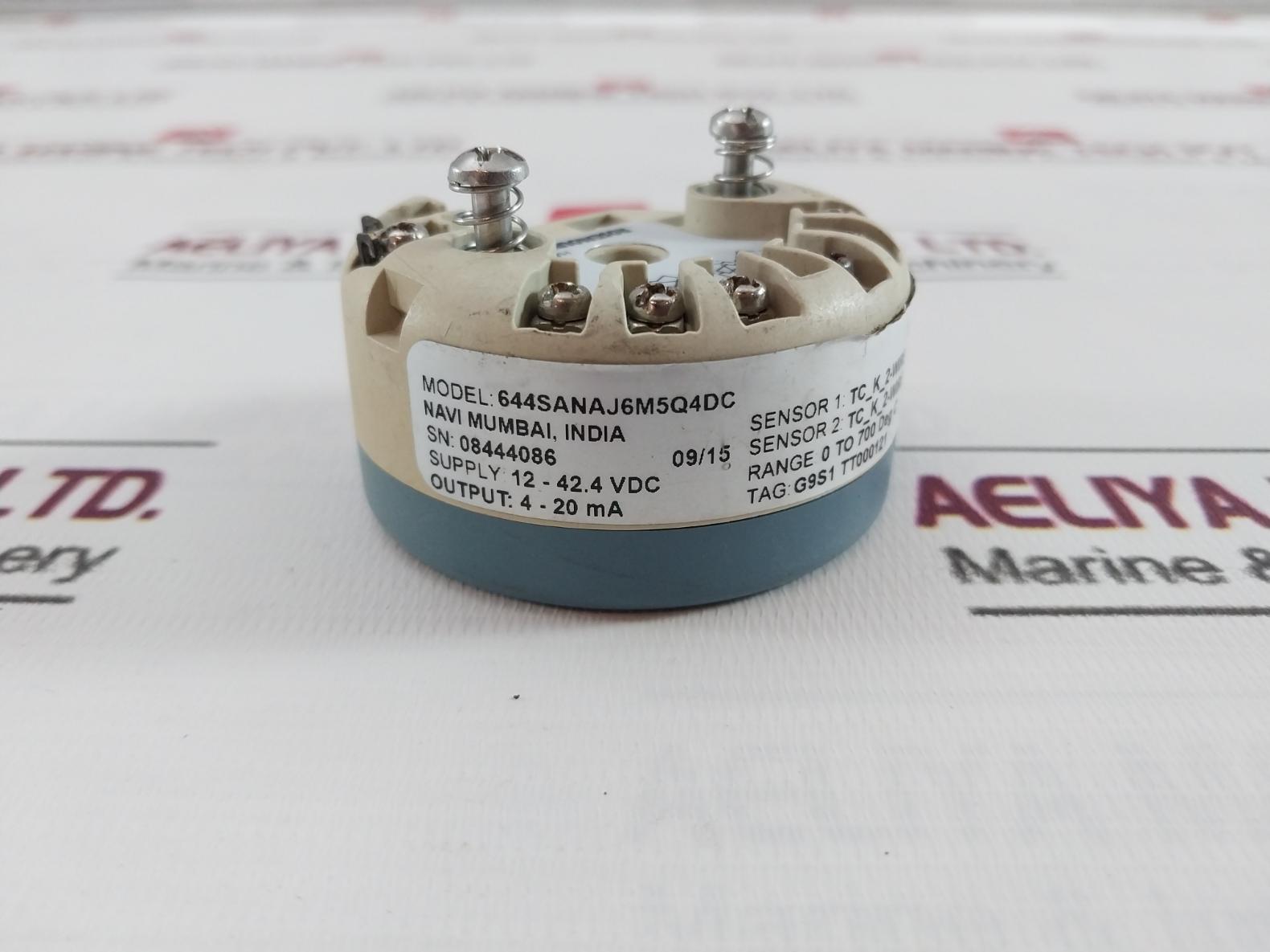 Rosemount 00644-7600-0003 Temperature Transmitter Sw1.1.1 4-20 Ma 12-42.4Vdc