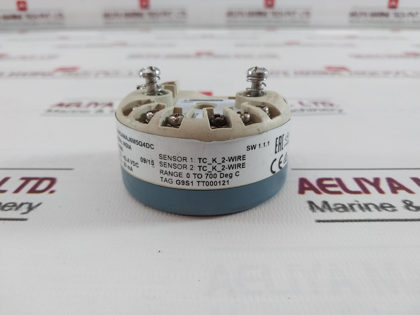 Rosemount 00644-7600-0003 Temperature Transmitter Sw1.1.1 4-20 Ma 12-42.4Vdc