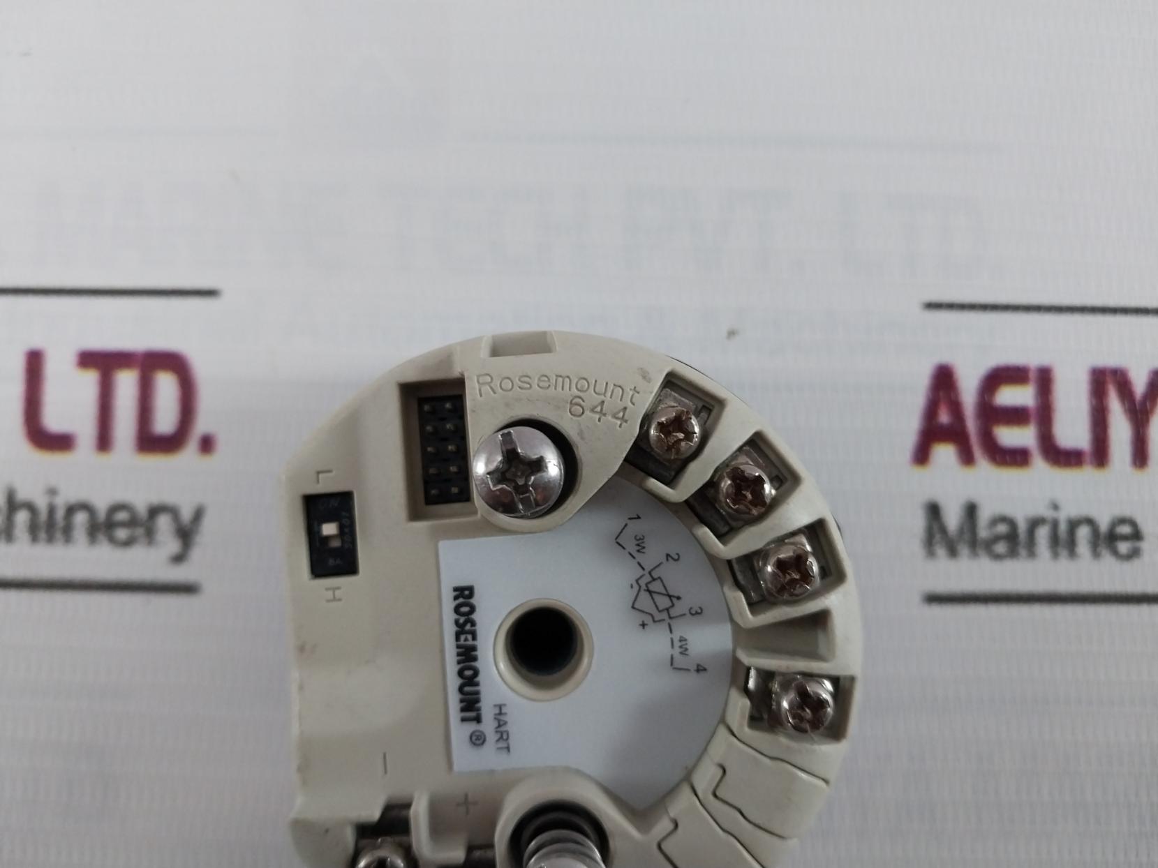 Rosemount 00644-7600-0004 Temperature Transmitter 0 To 250 Deg C 4-20Ma Sw1.1.1