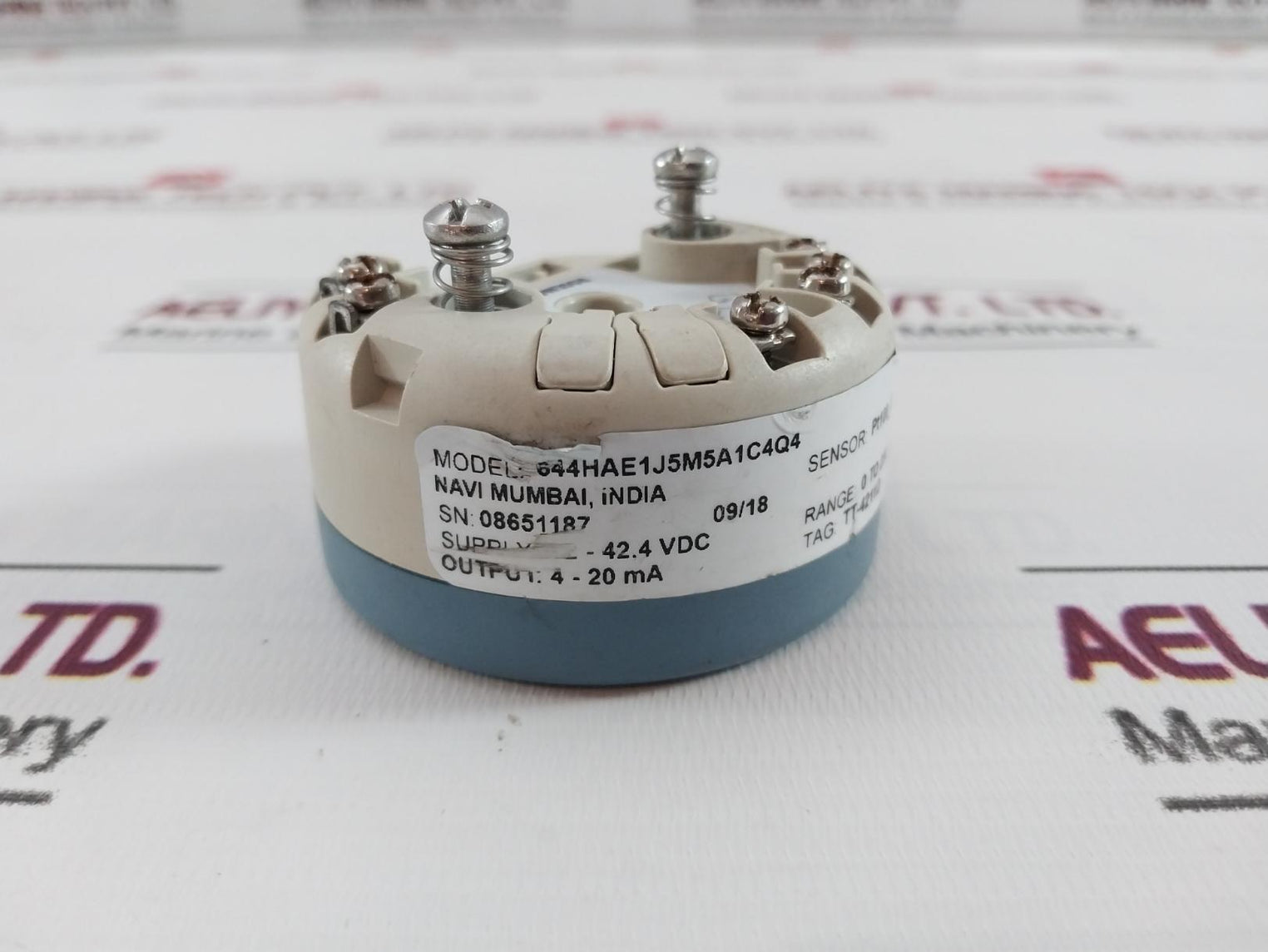 Rosemount 00644-7600-0004 Temperature Transmitter 0 To 250 Deg C 4-20Ma Sw1.1.1