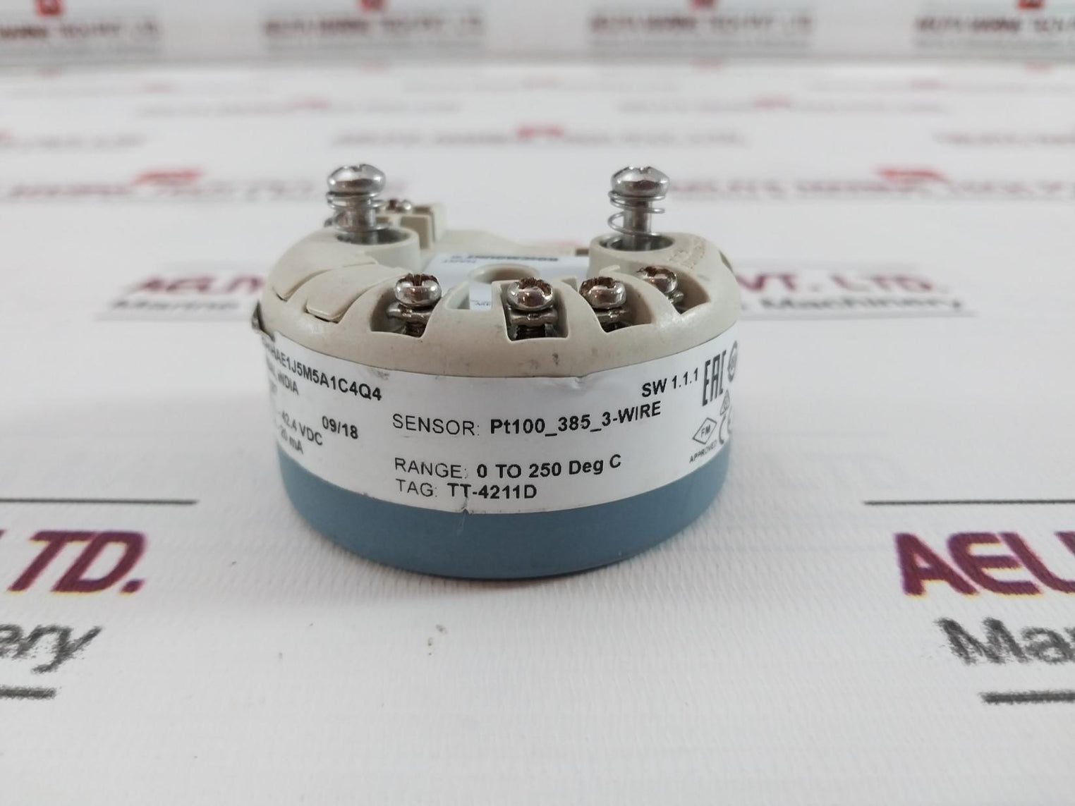 Rosemount 00644-7600-0004 Temperature Transmitter 0 To 250 Deg C 4-20Ma Sw1.1.1