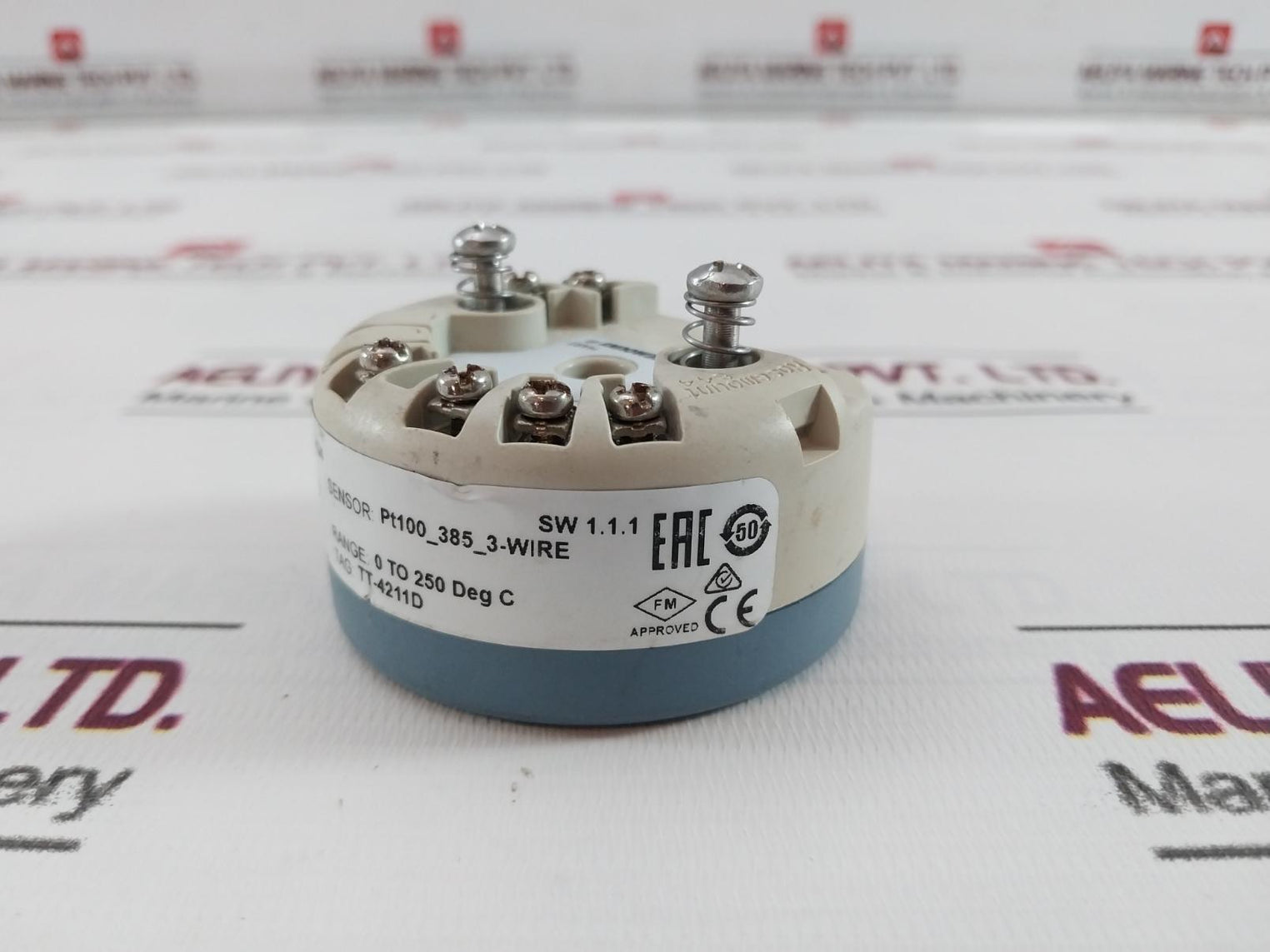 Rosemount 00644-7600-0004 Temperature Transmitter 0 To 250 Deg C 4-20Ma Sw1.1.1