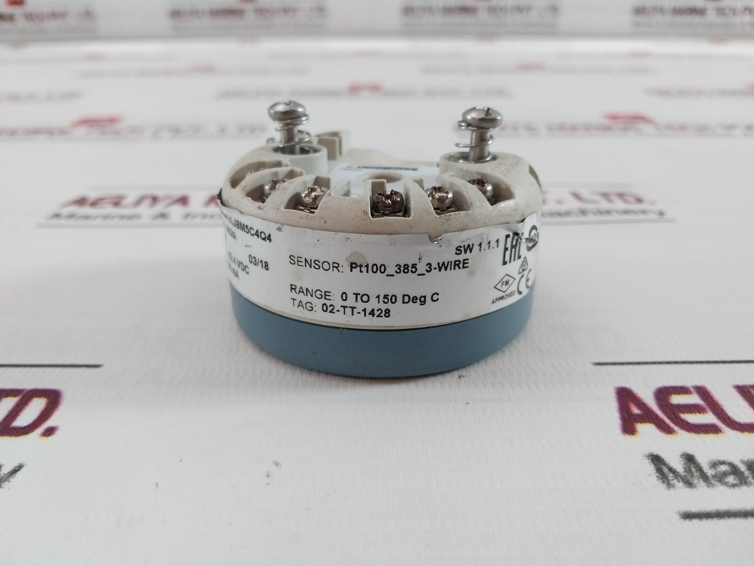 Rosemount 00644-7600-0004 Temperature Transmitter 4-20Ma Sw1.1.1