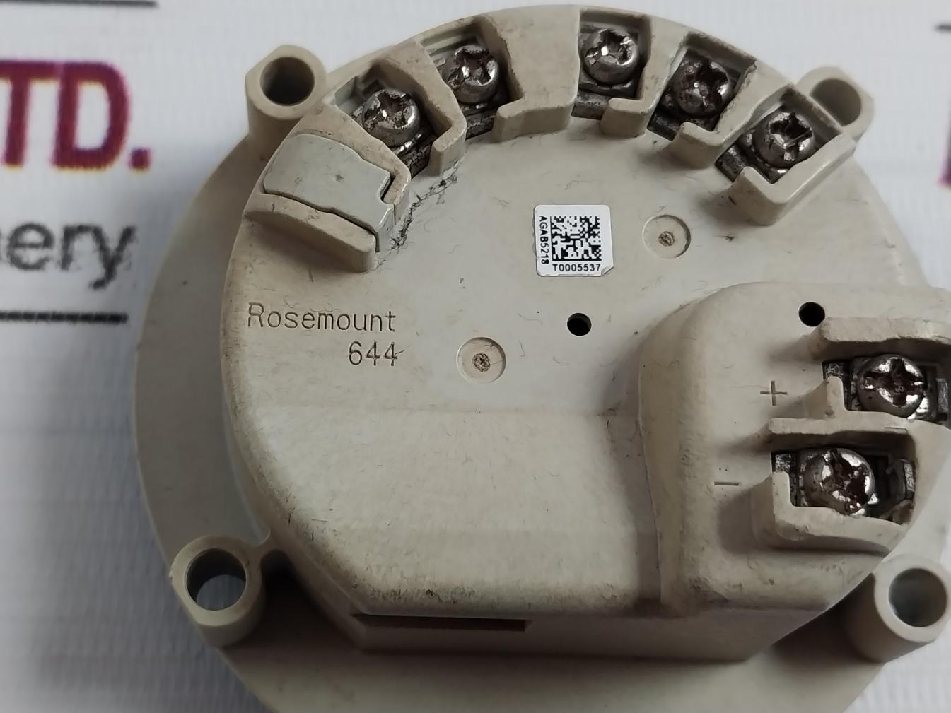 Rosemount 00644-7620-0002 Hart Head Mount Agab5218