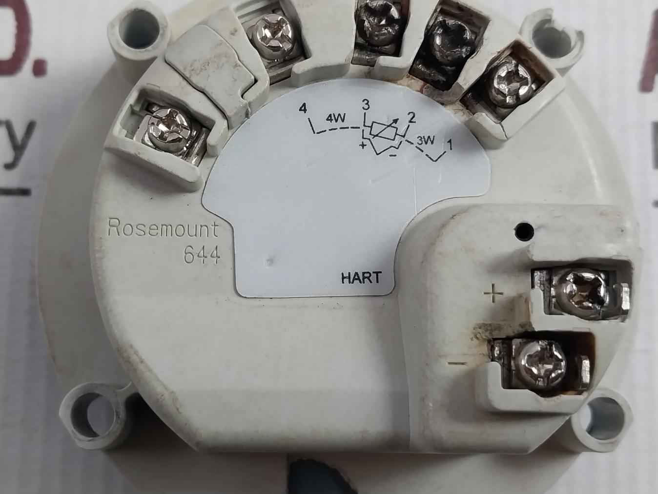 Rosemount 00644-7620-0002 Hart Temperature Transmitter Hw 1.0.0