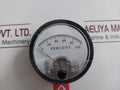 Rosemount 01151-0687-0004 Transmitter Panel Gauge 0-100 Percent 4-20Ma
