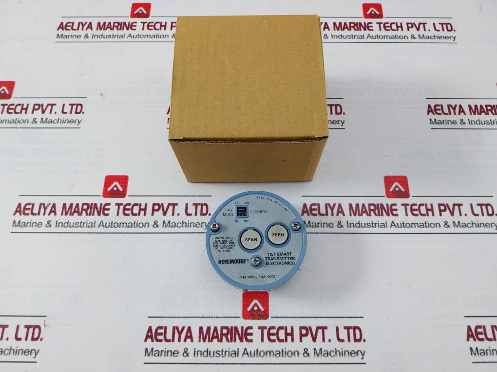 Rosemount 01151-0948-0002 Pressure Transmitter Pwb1151-947-3