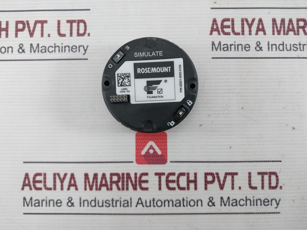 Rosemount 02021-0020-5100 Foundation Simulate Hart Communication With Display