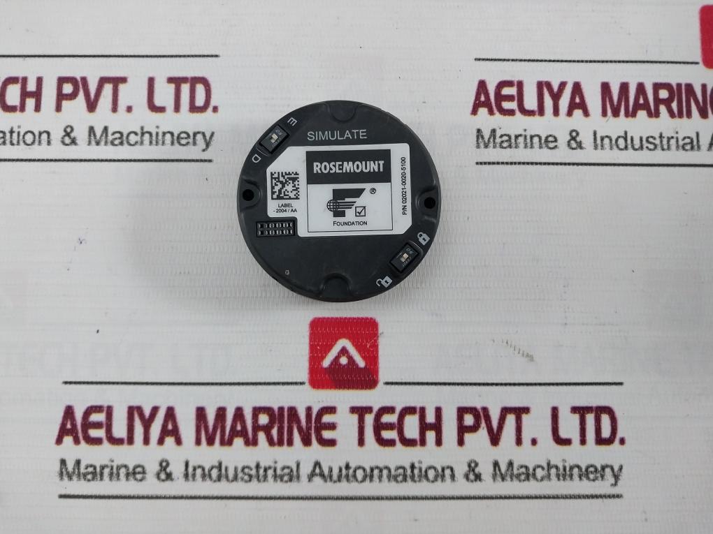 Rosemount 02021-0020-5100 Foundation Simulate Hart Communication With Display