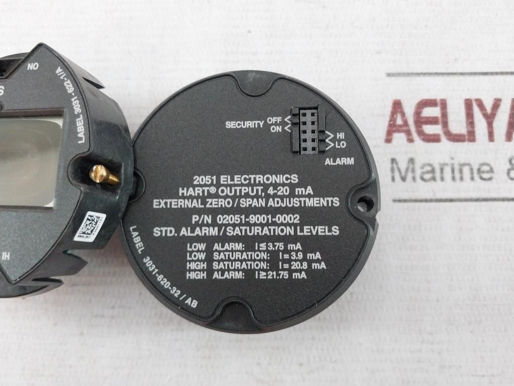 Rosemount 02051-9001-0002 Pressure Transmitter Lcd Display 03031-0193-0103