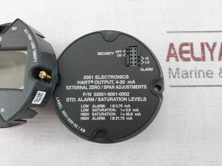 Rosemount 02051-9001-0002 Pressure Transmitter Lcd Display 03031-0193-0103