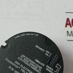 Rosemount 02051-9001-2001 Pressure Transmitter Ajaf2712 P0002217
