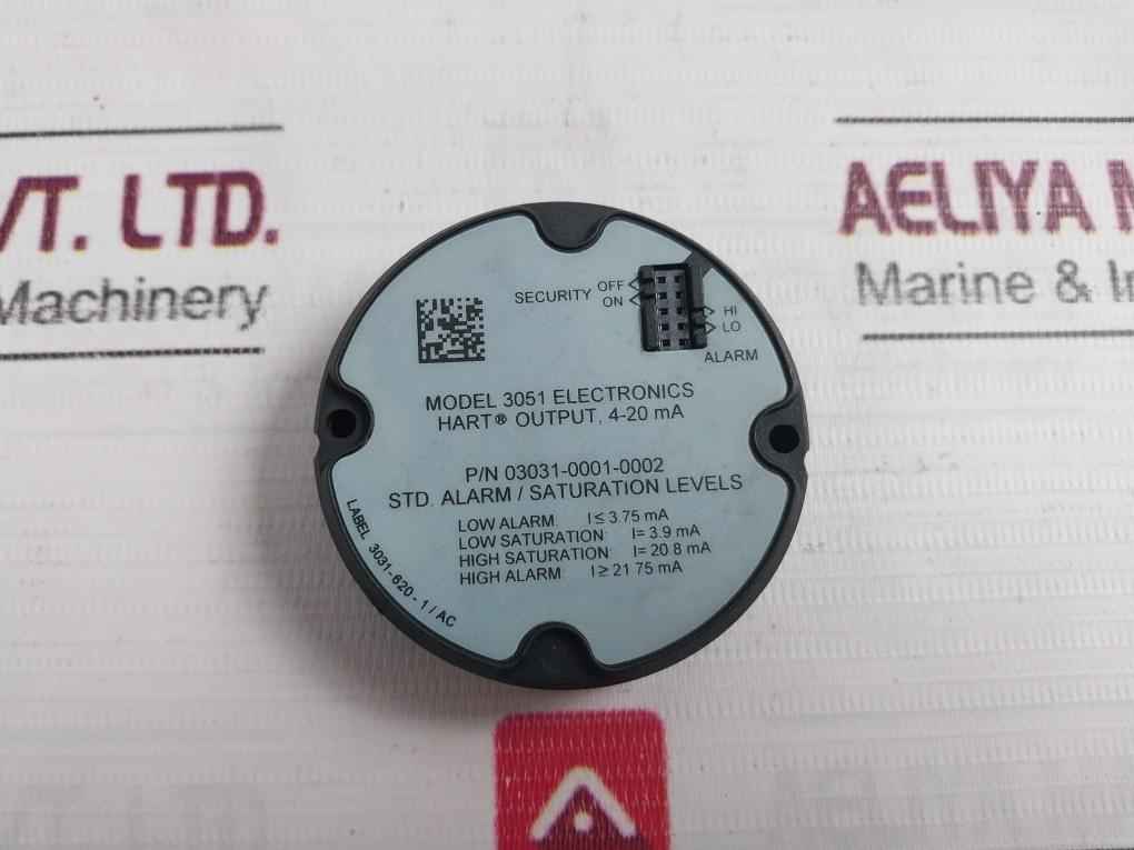 Rosemount 03031-0001-0002 3051 Std. Alarm Saturation Electronics Board 4-20 Ma