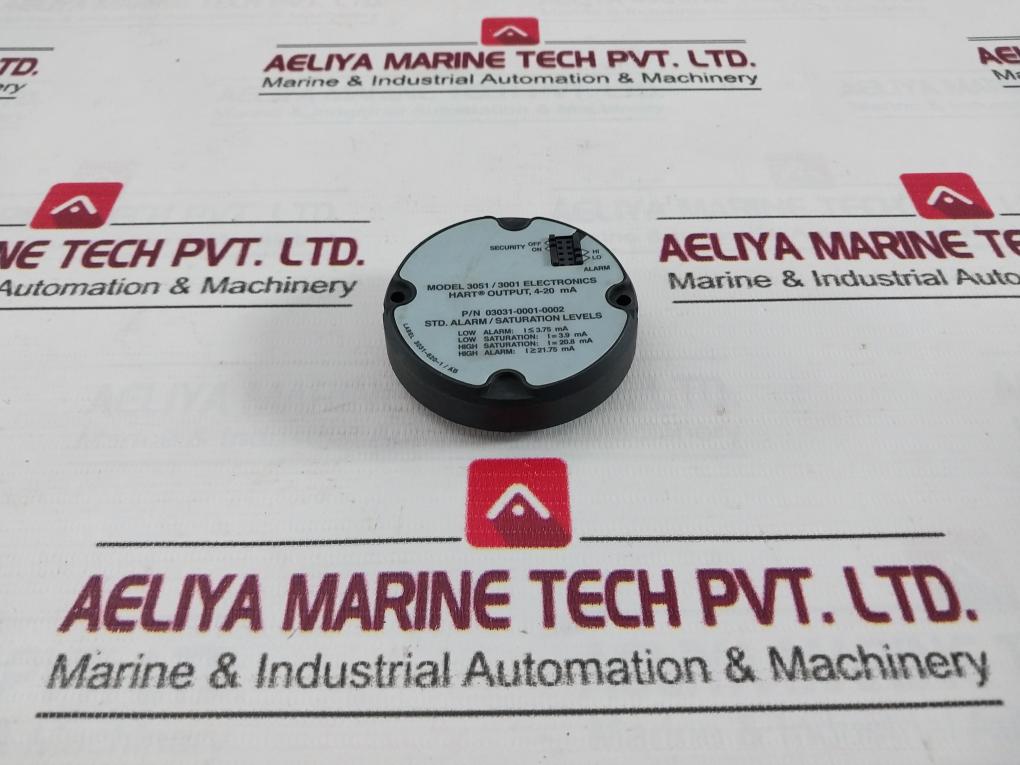 Rosemount 03031-0001-0002 Electronic Hart Output Module 4-20 Ma