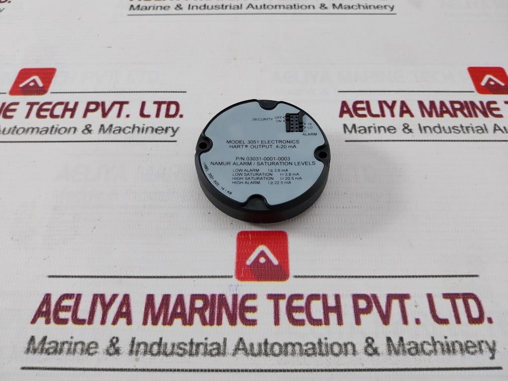 Rosemount 03031-0001-0003 Alarm Saturation Electronic Transmitter 3.8Ma