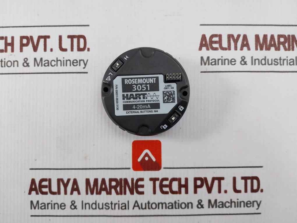 Rosemount 03031-0020-3130 Communication Pressure Transmitter Lcd Display 4-20 Ma