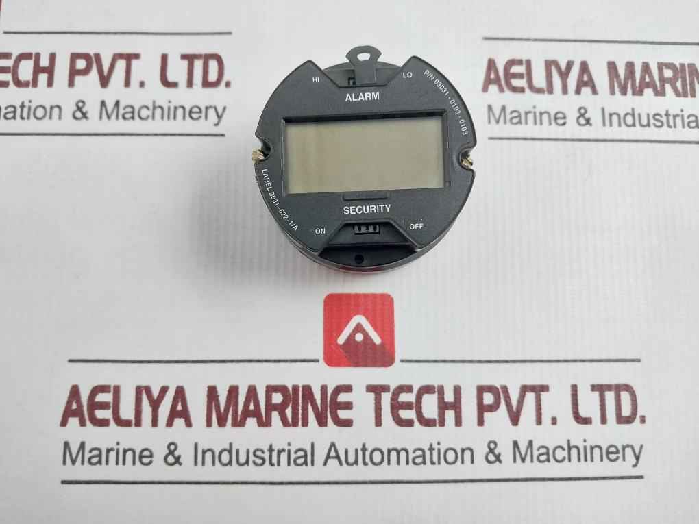 Rosemount 03031-0193-0103 Hart Lcd Meter For Pressure Transmitter 4-20 Ma