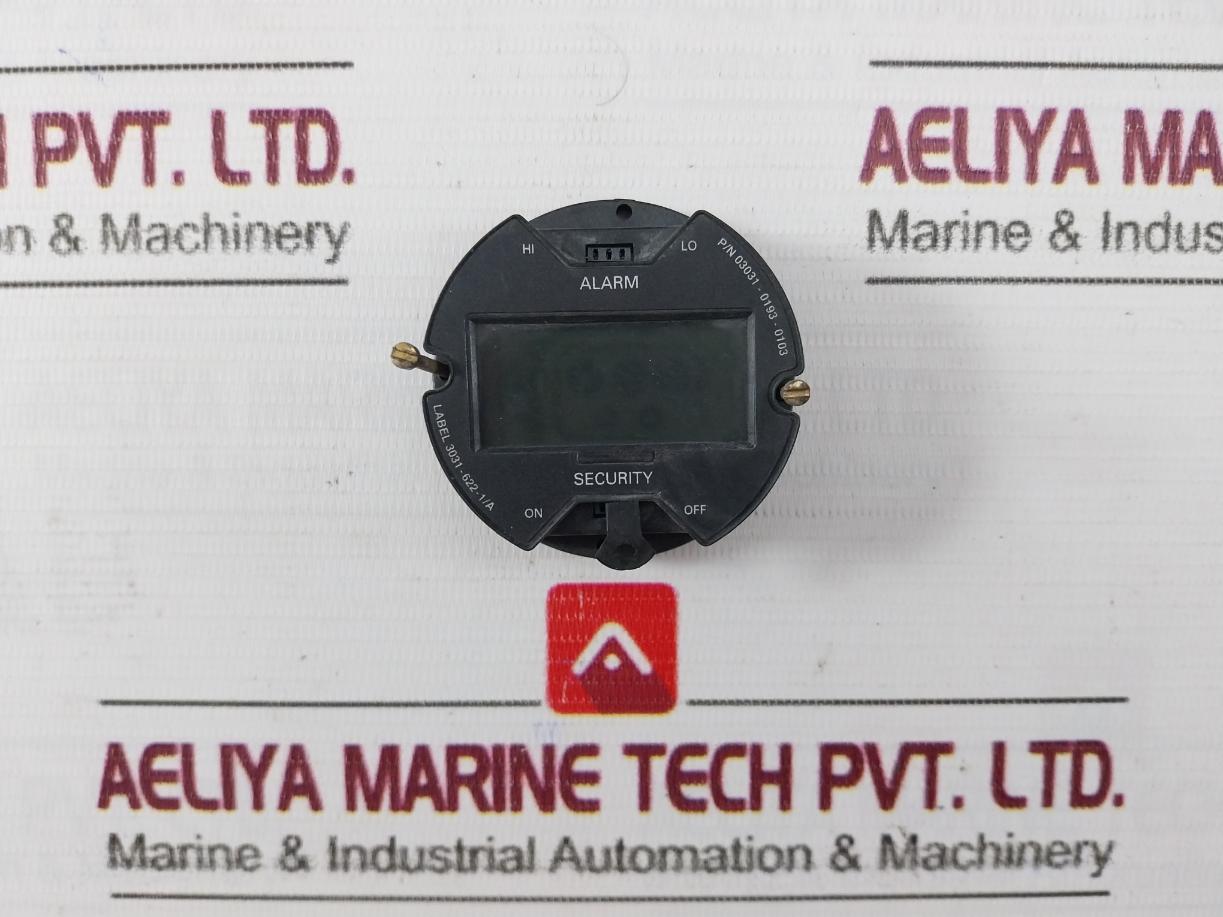 Rosemount 03031-0193-0103 Lcd Meter Display E02239