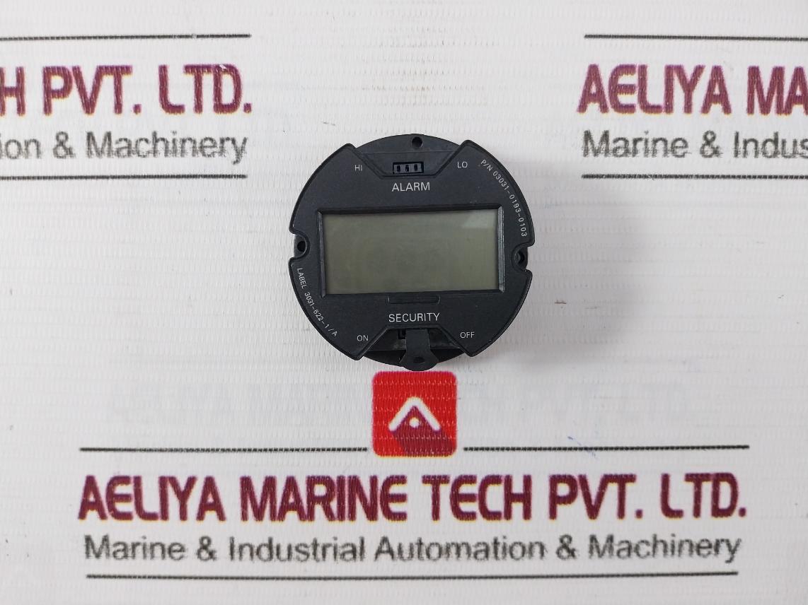 Rosemount 03031-0193-0103 Lcd Meter Display For Pressure Transmitter