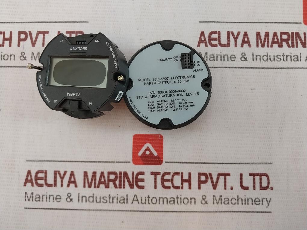 Rosemount 03031-0193-0103 Pressure Transmitter Lcd Display 3031-622-1/A Alarm