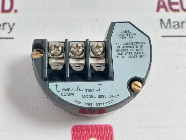 Rosemount 03031-0332-0009 Terminal Block 3095 Rev Aa 60°C