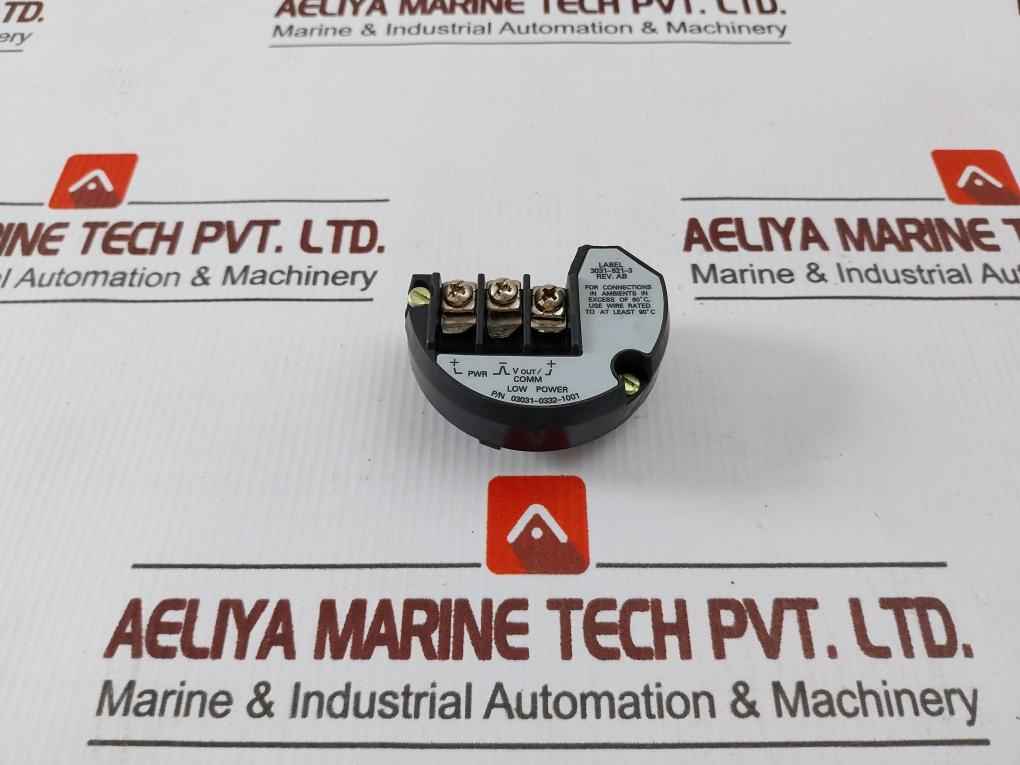 Rosemount 03031-0332-1001 Terminal Block Assembly 3031-621-3 Rev Ab