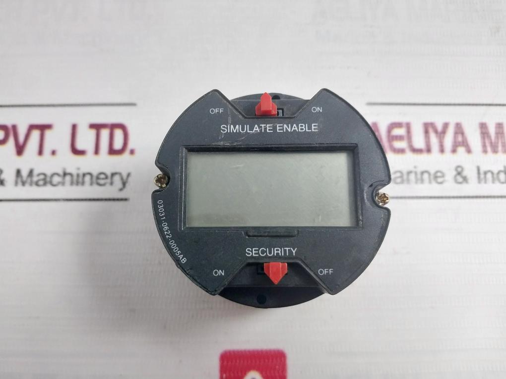Rosemount 03031-0622-0005Ab Transmitter Digital Meter Cca 3031-477