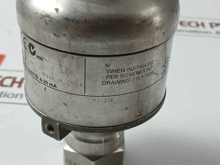 Rosemount 03151-3301-2012/Ah Pressure Transmitter Super Module Output-4-20 Ma