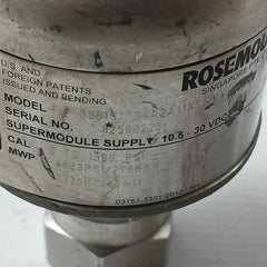 Rosemount 03151-3301-2012/Ah Pressure Transmitter Super Module Output-4-20 Ma
