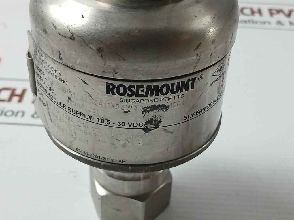Rosemount 03151-3301-2012/Ah Pressure Transmitter Super Module Output-4-20 Ma