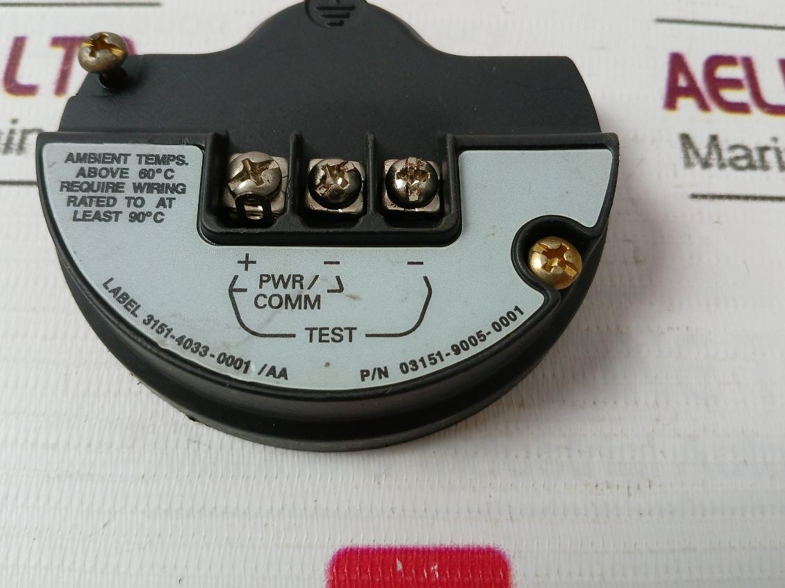 Rosemount 03151-9005-0001 Terminal Block 60°C 3151-4033-0001/Aa