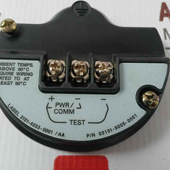 Rosemount 03151-9005-0001 Terminal Block Label 3151-4033-0001/Aa