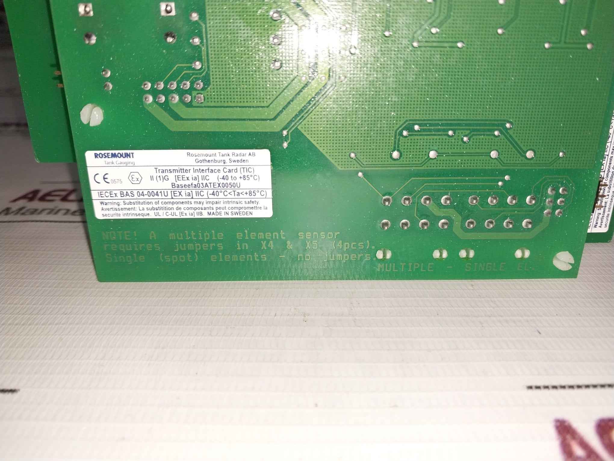 Rosemount 03151-9005-0023 Transmitter Terminal Head 60C P0002136 Akah1512