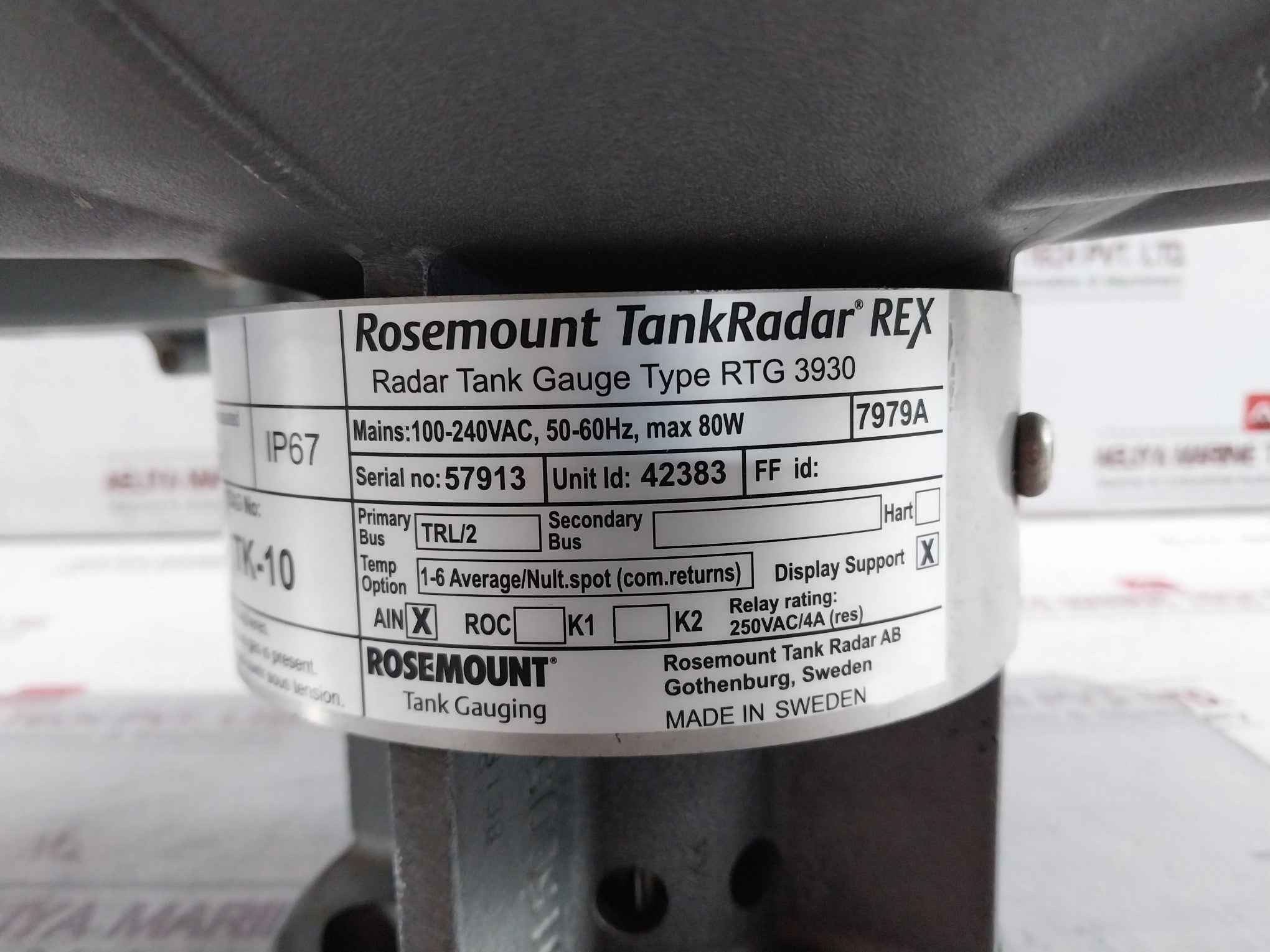 Rosemount 03151-9005-0023 Transmitter Terminal Head 60C P0002136 Akah1512