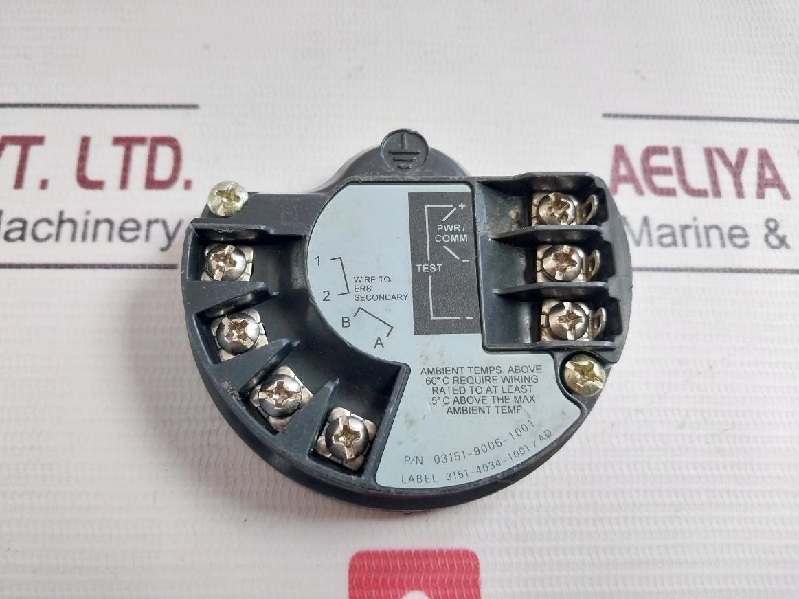 Rosemount 03151-9006-1001 Electronic Remote Sensors Terminal Block