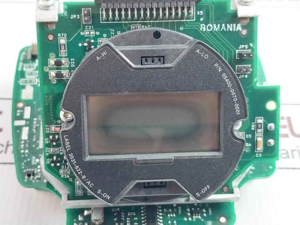 Rosemount 05400-0670-0001 Lcd Display With Terminal Block 94V-0 Rev A