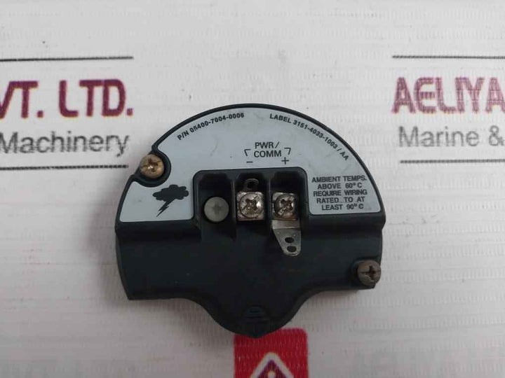 Rosemount 05400-7004-0006 Terminal Block 60°C