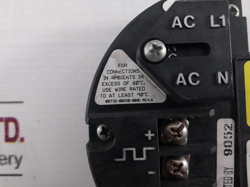 Rosemount 08732-0002-0002 Terminal Block Assembly Rev A 60˚C 08732-00150-0001