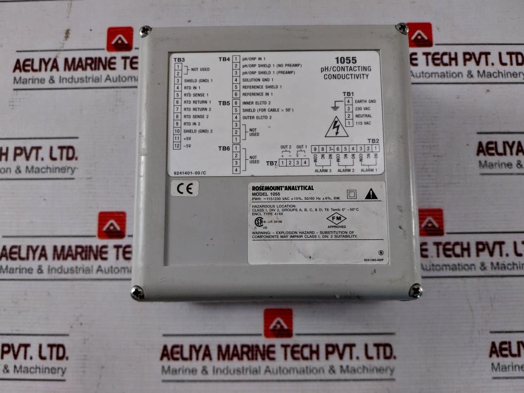 Rosemount 1055-01-10-20-32 Solu Comp Ii Ph/Contacting Conductivity Meter 1055